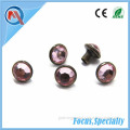 Custom Colored 7mm Metal Crystal Diamond Stone Rivets For Dresses